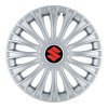 Set 4 Capace Roti, potrivite jantelor de R14, pentru Suzuki, model dino cromat, Autohelix MSA
