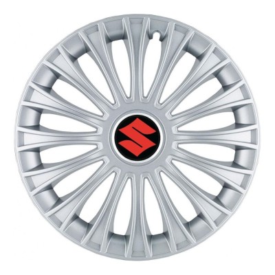 Set 4 Capace Roti, potrivite jantelor de R14, pentru Suzuki, model dino cromat foto