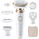 Braun Silk-&eacute;pil 9 9-060 3D epilator cu cap complet flexibil pentru depilare umedă și uscată 1 buc