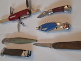 Cumpara ieftin Cuțit briceag Lot, Nato, Bucuresti si altele, + DONEZ 11 buc vintage, colectie decor