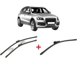 Cumpara ieftin Set 3 stergatoare AUDI Q5 (8RB) 2008 - 2017, pentru parbriz si luneta, Bosch Aerotwin