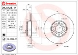 BREMBO 09.A428.11 PRIME LINE - UV Coated Disc frana