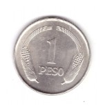Moneda Columbia 1 peso 1974, stare foarte buna, curata