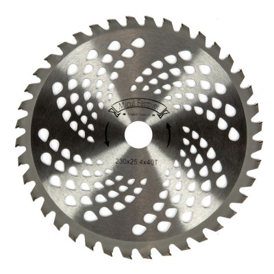 Disc motocositoare, 40 dinti, carbura metalica, 230x25.4x1mm, Micul Fermier, GF-2584 foto
