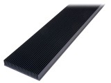 Radiator extrudat cu aripioare negre SEIFERT ELECTRONIC, 1000mm x 150mm