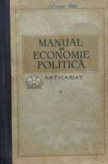 Manual de economie politica - 1955 (M33)