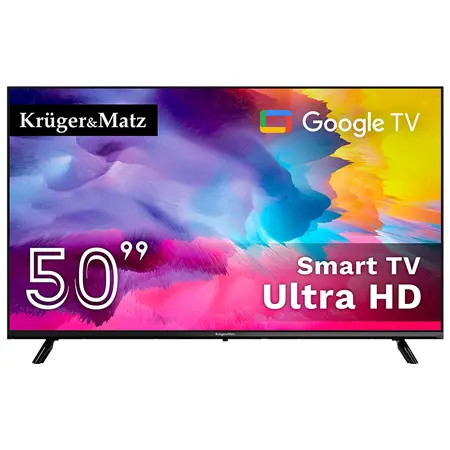 Google Smart Tv 50 Inch 126Cm Ultrahd 4K Kruger&amp;Matz
