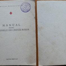 Crucea Rosie a RPR , Manual pentru drujinele de Cruce Rosie , Editura Medicala