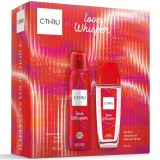 Set cadou C-THRU Love Whisper: Parfum pentru corp, 75 ml + Deodorant spray pentru corp, 150 ml