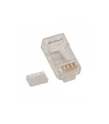 Mufa CAT6 UTP SOLID RJ45 8p8c cu ghidaj cabluri Emos foto