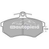 Set placute frana,frana disc AUDI A6 C5 (4B2) (1997 - 2005) KRIEGER 0950006291
