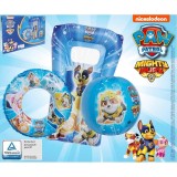 Set jucării de plajă 3 piese, minge, colac, saltea gonflabilă
