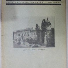O GEANA DE LUMINA , REVISTA LICEULUI '' GH. LAZAR '' , BUCURESTI , ANUL II , No. 8, SEPTEMBRIE , 1934