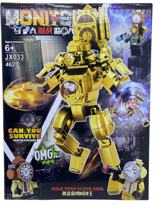 Set Constructie Skibi Robot &quot;Clock Super Warrior&quot; jx033