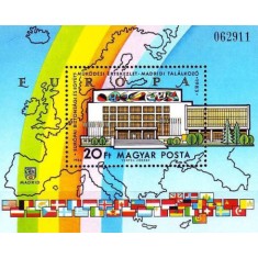 Ungaria 1983 - Conferinta de Colaborare si Securitate a Europei, colita neuzata