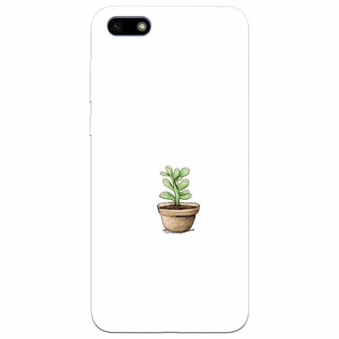 Husa silicon pentru Huawei Y5 Prime 2018, Cactus 101