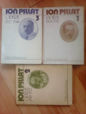 Poezii 1906-1944 - ION PILLAT , volumele 1 , 2 si 3 foto
