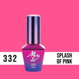 Lac gel MOLLY LAC UV/LED gel polish Fancy Fashion - Splash Of Pink 332, 10ml