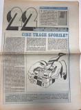 Revista 22 Nr 11 1990 16 pagini 42x30cm romana stare buna coperti brosate