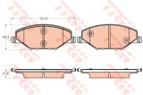 Set placute frana,frana disc SKODA FABIA II Combi (2007 - 2014) TRW GDB2027