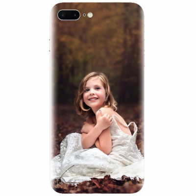 Husa silicon pentru Apple Iphone 7 Plus, Girl In Wedding Dress Atest Autumn foto