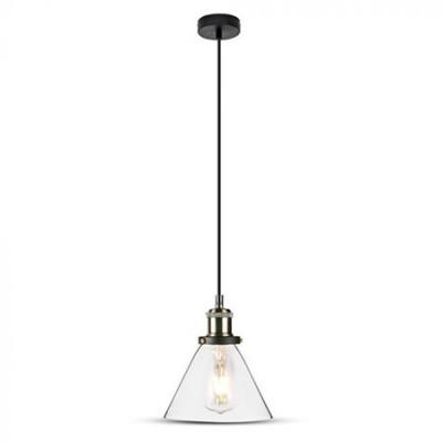 Corp suspendat pentru iluminat max 60w ip20 sticla foto
