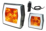 Lampa Semnalizare Pozitie LED Fristom FT-125, 12-36V, 99.5x93mm, E9, EMC, Universala, Tractoare, Camioane