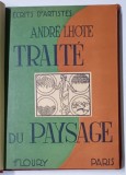 TRAITE DU PAYSAGE par ANDRE LHOTE , 1946 *LEGATURA COMPLET PIELE