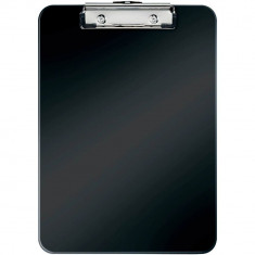 Clipboard Simplu A4 Leitz Wow, Plastic Dur, Negru