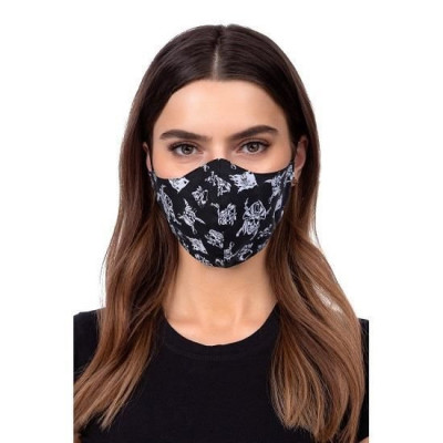 Masca Antipraf cu Membrana - iberry Face Mask Pirate Black foto