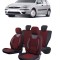 Set Huse scaune insertii piele ecologica FORD Focus 1 (1998-2005) Rosu