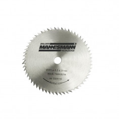 Disc pentru fierastrau circular taiere lemn Mannesmann M12831 O254x25.4 mm 60 dinti foto