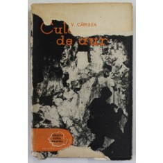 CULEGATORII DE AUR de V. CABULEA , 1958 , SUPRACOPERTA CU FRAGMENT LIPSA