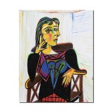 Tablou celebru portret Dora Maar pictat manual, 50x40cm ulei pe panza, reproducere Pablo Picasso