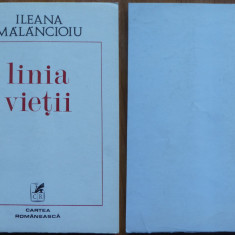 Ileana Malancioiu , Linia vietii , 1982 , editia 1 cu autograf