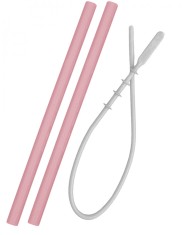 Set paie si perie Minikoioi, 100% Premium Silicone ? Pinky Pink foto