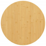VidaXL Blat de masă, &Oslash;60x4 cm, bambus