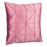 Perna Decorativa de Iarna Roz Velvet Forme Geometrice 45x45 cm