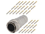 Conector Circular RT360 Mufă Mamă Crimpată PIN 32