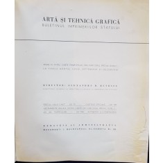 Arta si tehnica grafica, Caietul 8, Iunie-Septembrie 1939