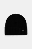 Armani Exchange căciulă de l&acirc;nă culoarea negru, XW001499 AF16604