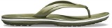 Slapi Crocs Crocband Flip Verde - Army Green/White, 36, 37, 39, 41 - 43, 45, 46, 48