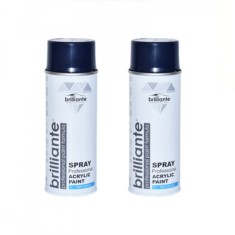 Pachet 2 x Vopsea Spray Brilliante Albastru Safir RAL 5003 400 ml