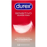 Durex Condoms-Super Thin Sensitive 12 Bucăți-Latex
