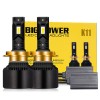 Set 2 becuri led K11 Canbus Pro 65W/Bec 6000k - H-1