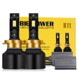 Set 2 becuri led K11 Canbus Pro 65W/Bec 6000k - H-1