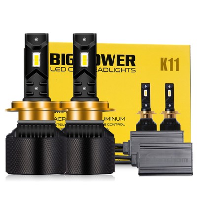 Set 2 becuri led K11 Canbus Pro 65W/Bec 6000k - H-1 foto