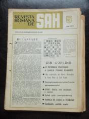 REVISTA ROMANA DE SAH NR.5/1979 foto