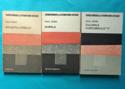 Paul Goma &amp;ndash; Soldatul cainelui Gherla Culorile curcubeului 77 cutremurul oamenilor ( pachet trei volume ) foto