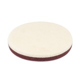 Pad polish din lana, hard tare cu prindere velcro 125 mm pentru lustruirea lacului auto si aplicarea cerii AMiO